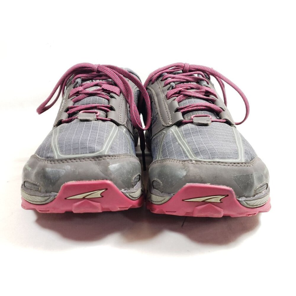 Altra Womens Size 11 Lone Peak-4 Trail Running Shoes Gray & Pink - Picture 6 of 9